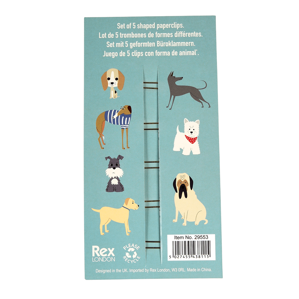 ﻿Best In Show Paper Clips (set Of 5) ﻿Rex London