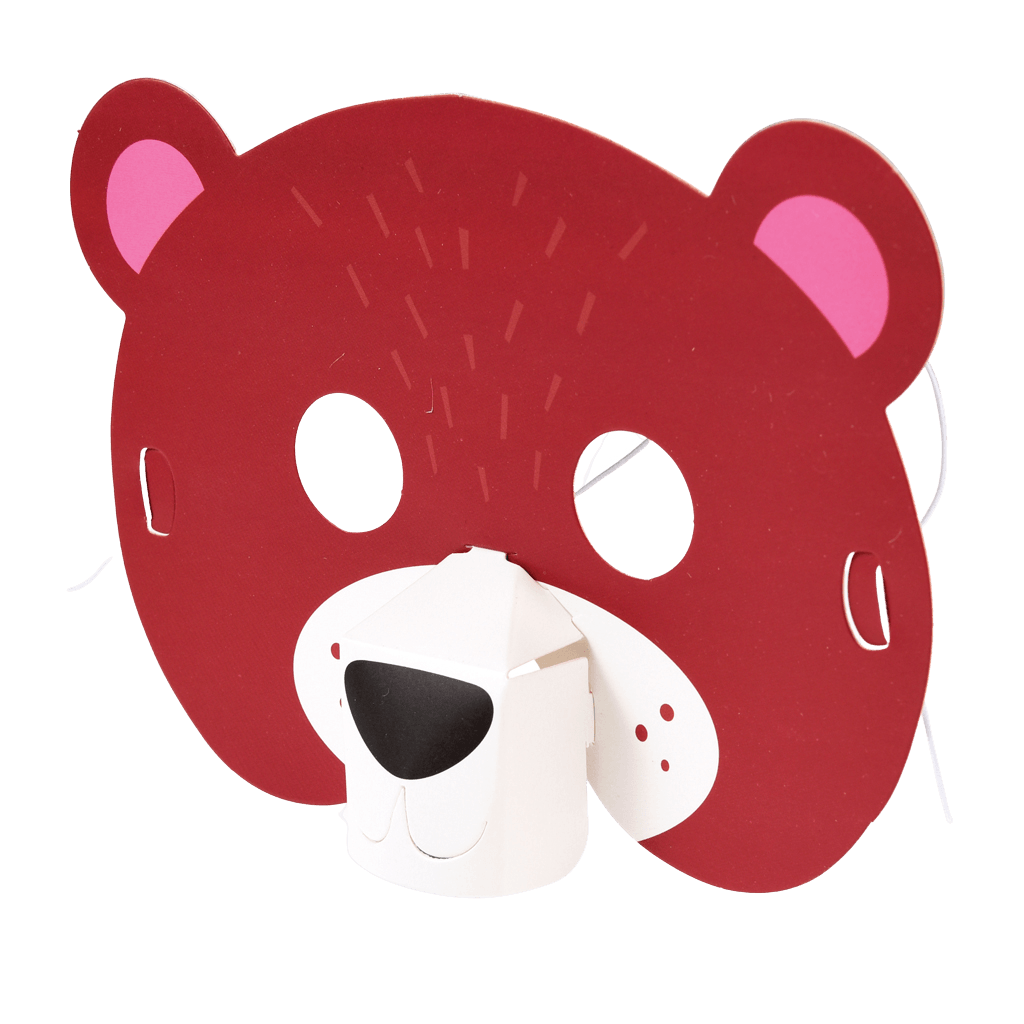 3d Animal Masks (set Of 4) ﻿Rex London