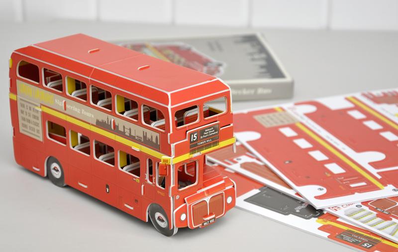 Basteln papier bus aus Papierfiguren falten:
