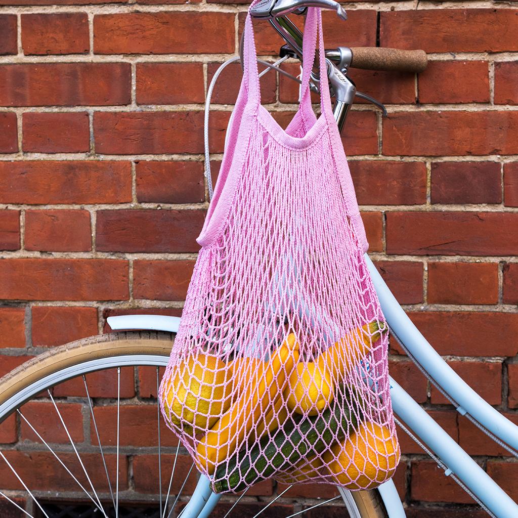 Baby Pink Organic Cotton Net Bag | ﻿Rex London
