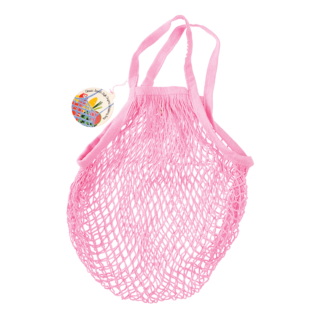 Baby Pink Organic Cotton Net Bag | ﻿Rex London