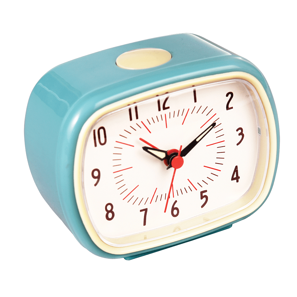 Alarm Clocks Blue Retro Alarm Clock | ﻿Rex London