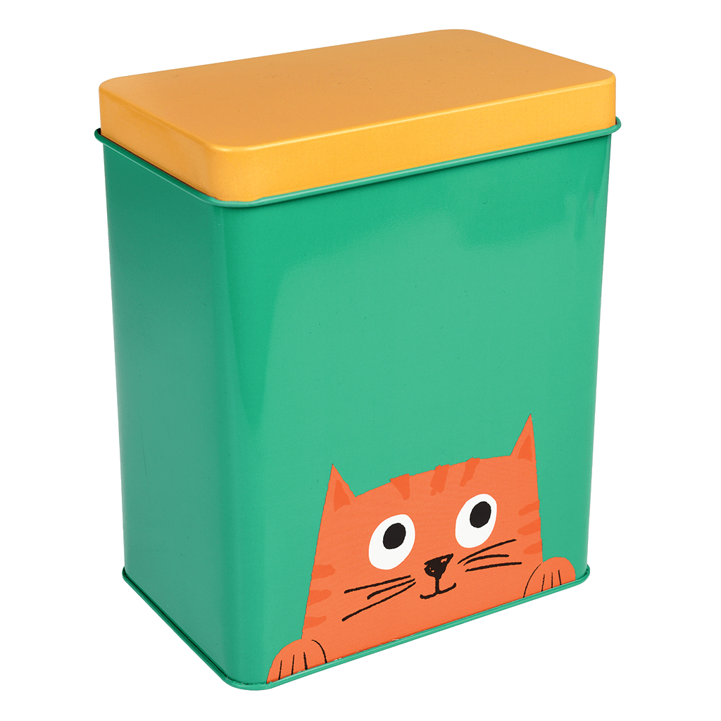 Chester The Cat Pet Food Tin ﻿Rex London