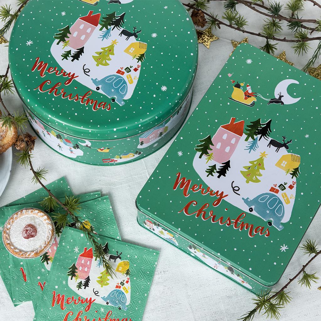 Christmas Wonderland Mince Pie Tin ﻿Rex London