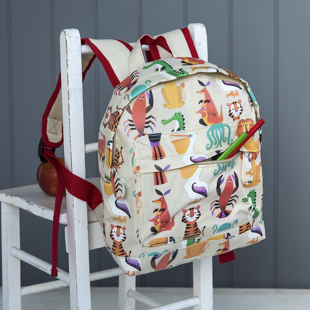colourful backpack