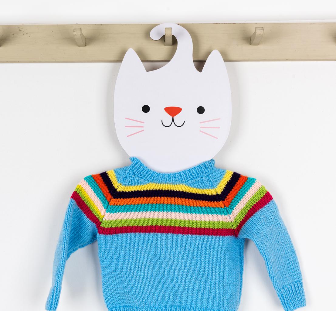 Cookie The Cat Clothes Hanger ﻿Rex London