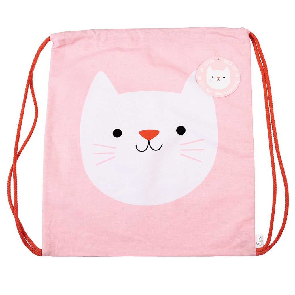 ﻿Cookie The Cat Drawstring Bag ﻿Rex London