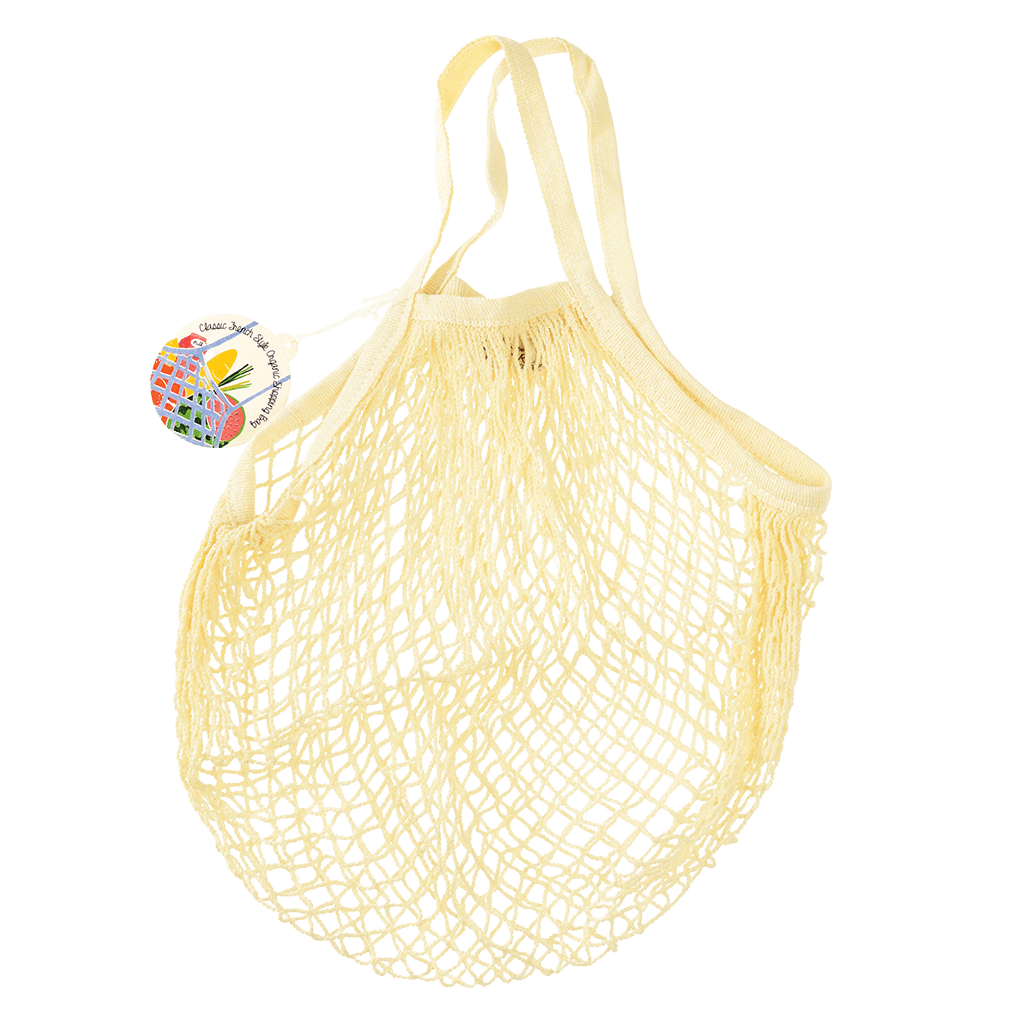 ﻿Cream Organic Cotton Net Bag ﻿Rex London