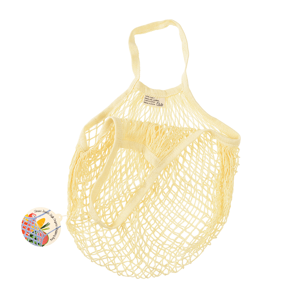 ﻿Cream Organic Cotton Net Bag ﻿Rex London