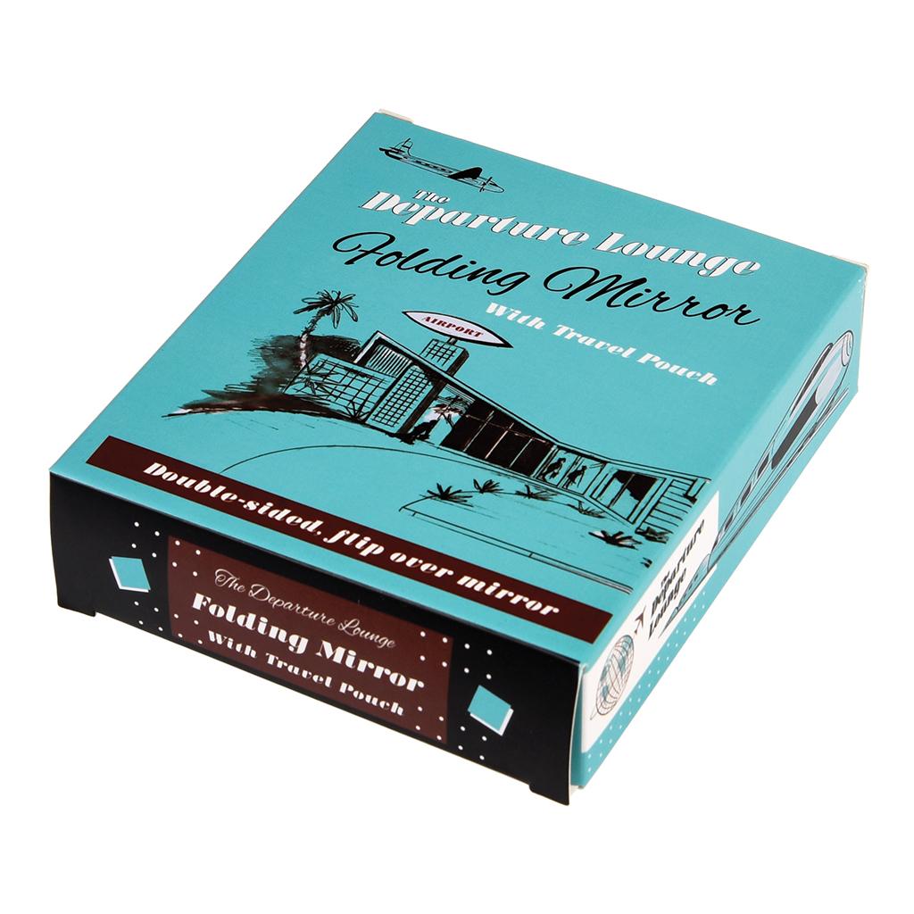 Departure Lounge Travel Shaving Mirror ﻿Rex London