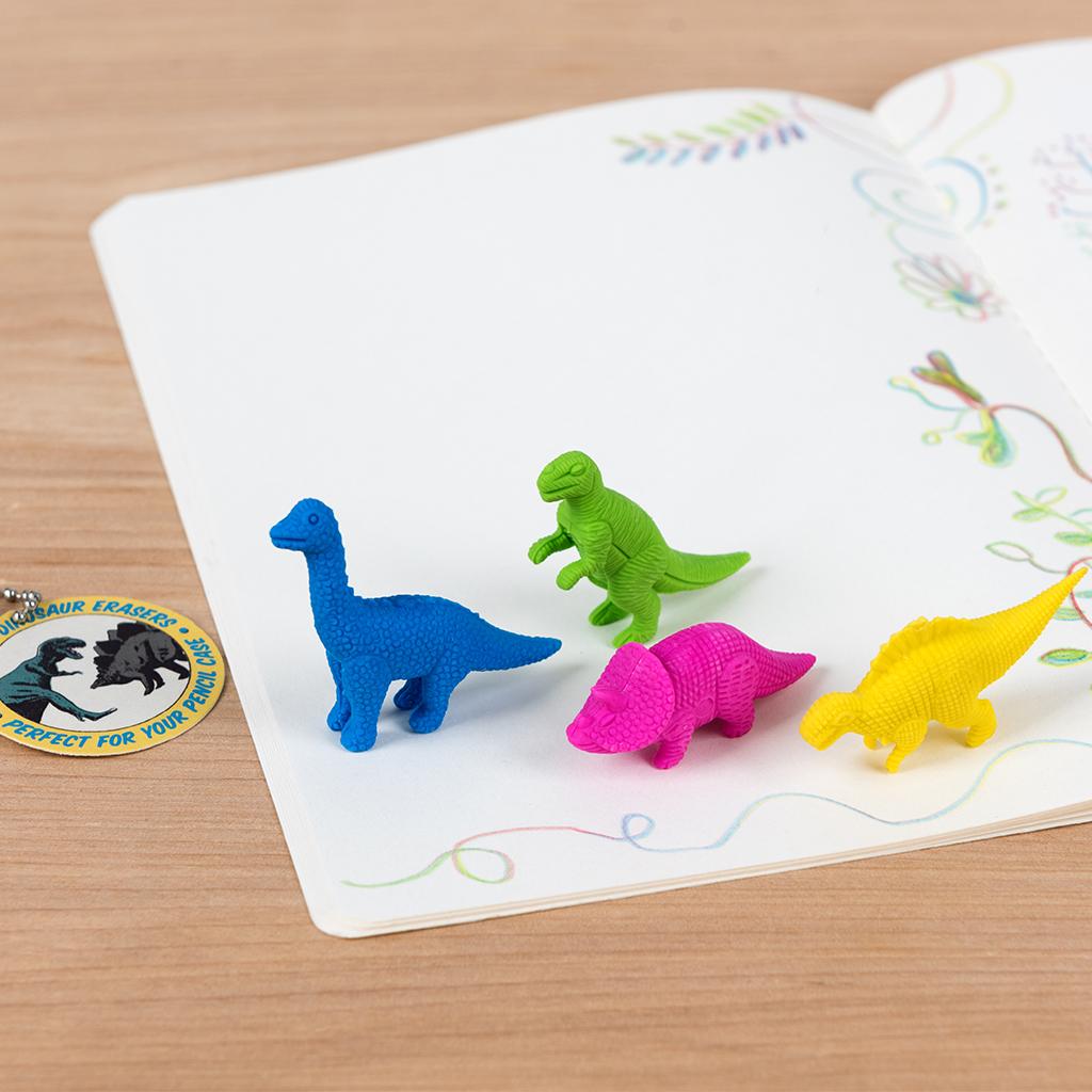 ﻿Dinosaur Erasers (set Of 4) ﻿Rex London