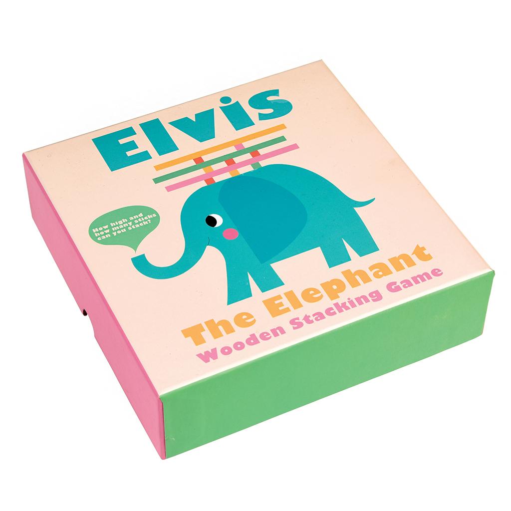 ﻿Elvis The Elephant Stacking Sticks Game ﻿Rex London