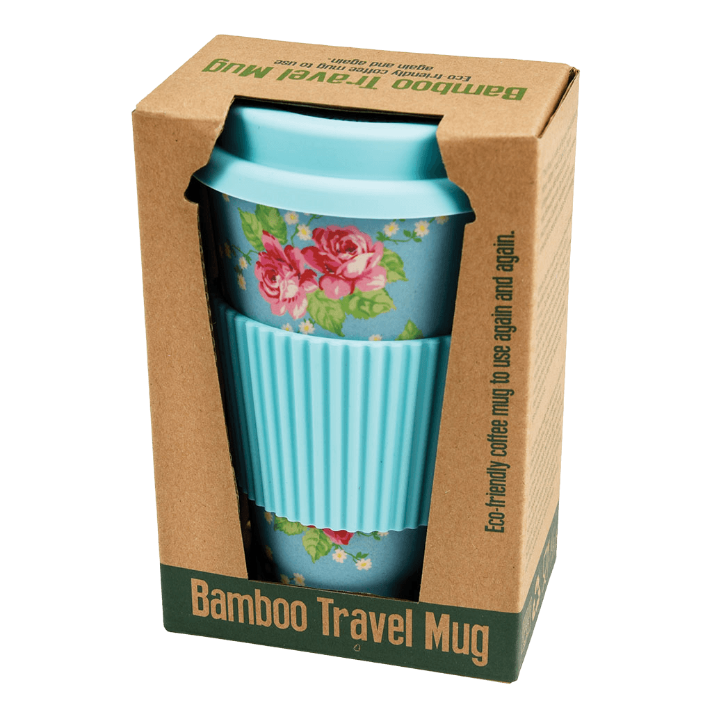 English Rose Bamboo Travel Mug ﻿Rex London