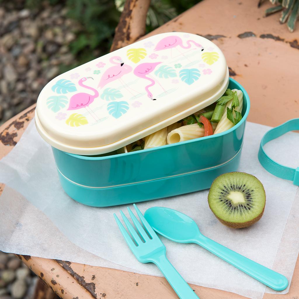 Flamingo Bay Bento Box ﻿Rex London