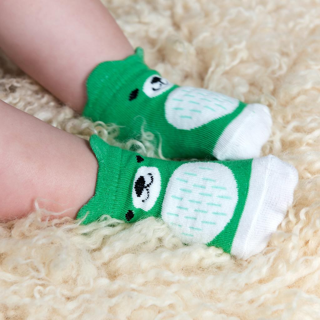 Bear Design Baby Socks (4 Pairs) ﻿Rex London