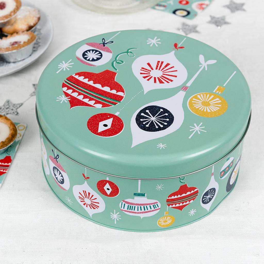 Jolie Noel Christmas Cake Tin ﻿Rex London
