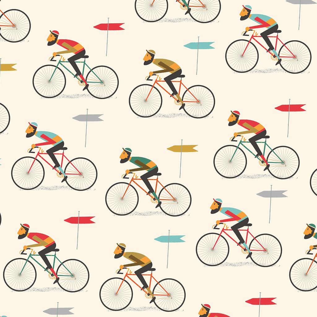 Le Bicycle Wrapping Paper (5 Sheets) ﻿Rex London