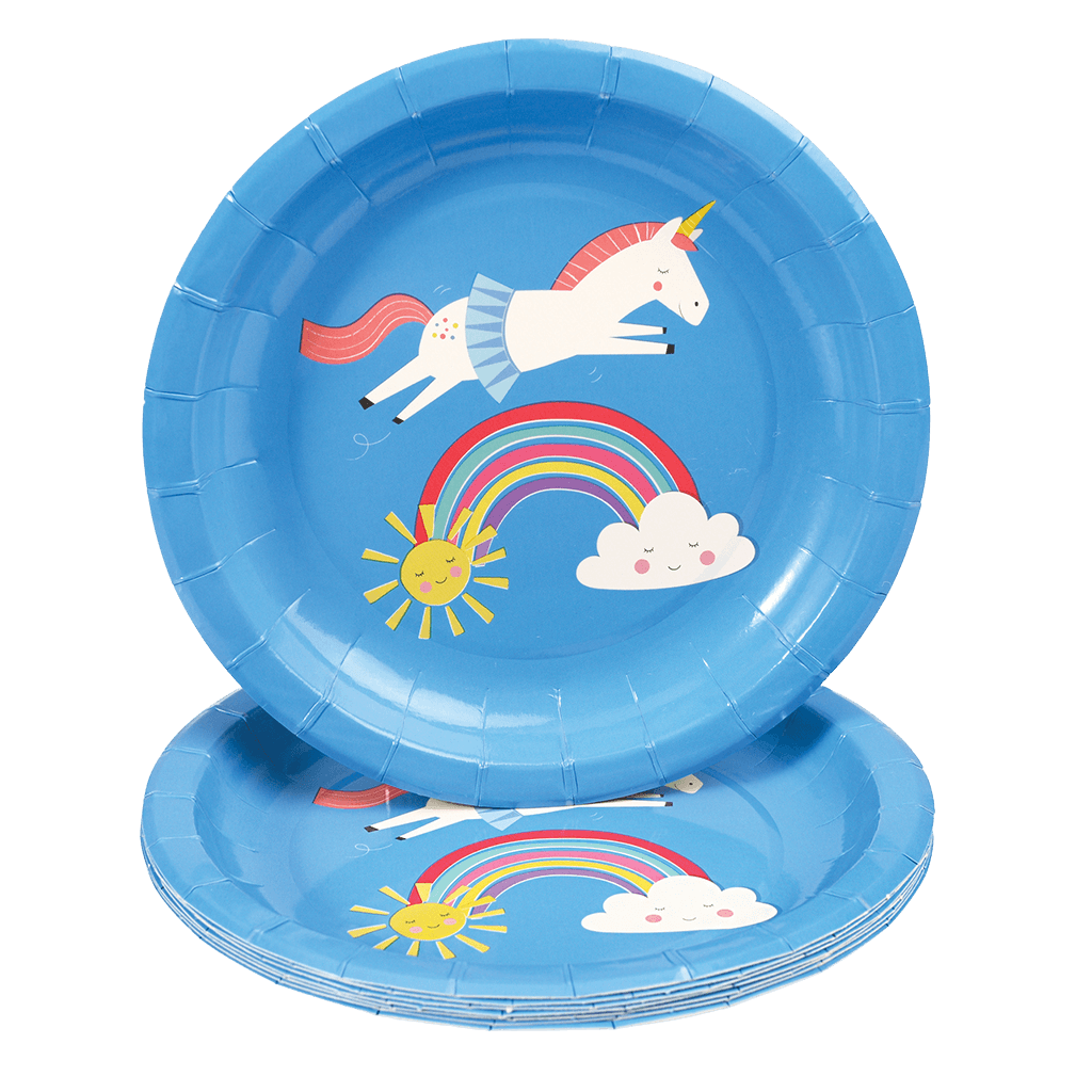 ﻿Magical Unicorn Paper Plates (pack Of 8) ﻿Rex London