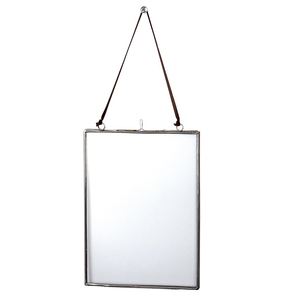 ﻿Glass Hanging Frame In Silver 15x20cm ﻿Rex London
