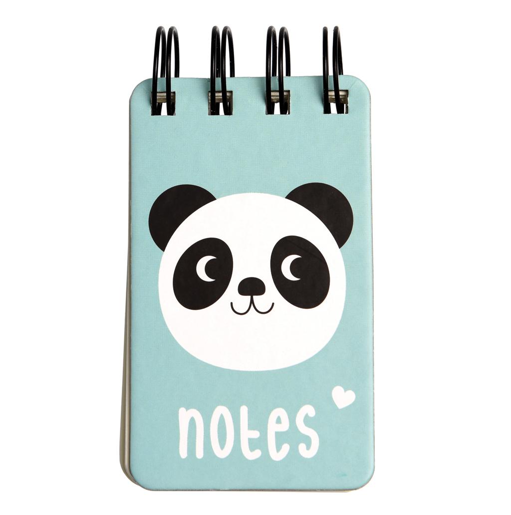 ﻿Mini Panda Spiral Notebook ﻿Rex London