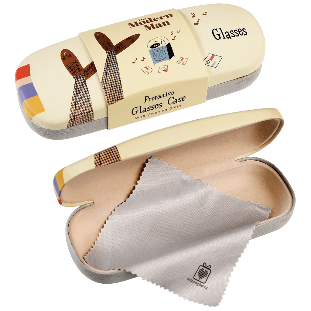 Modern Man Glasses Case & Cleaning Cloth ﻿Rex London