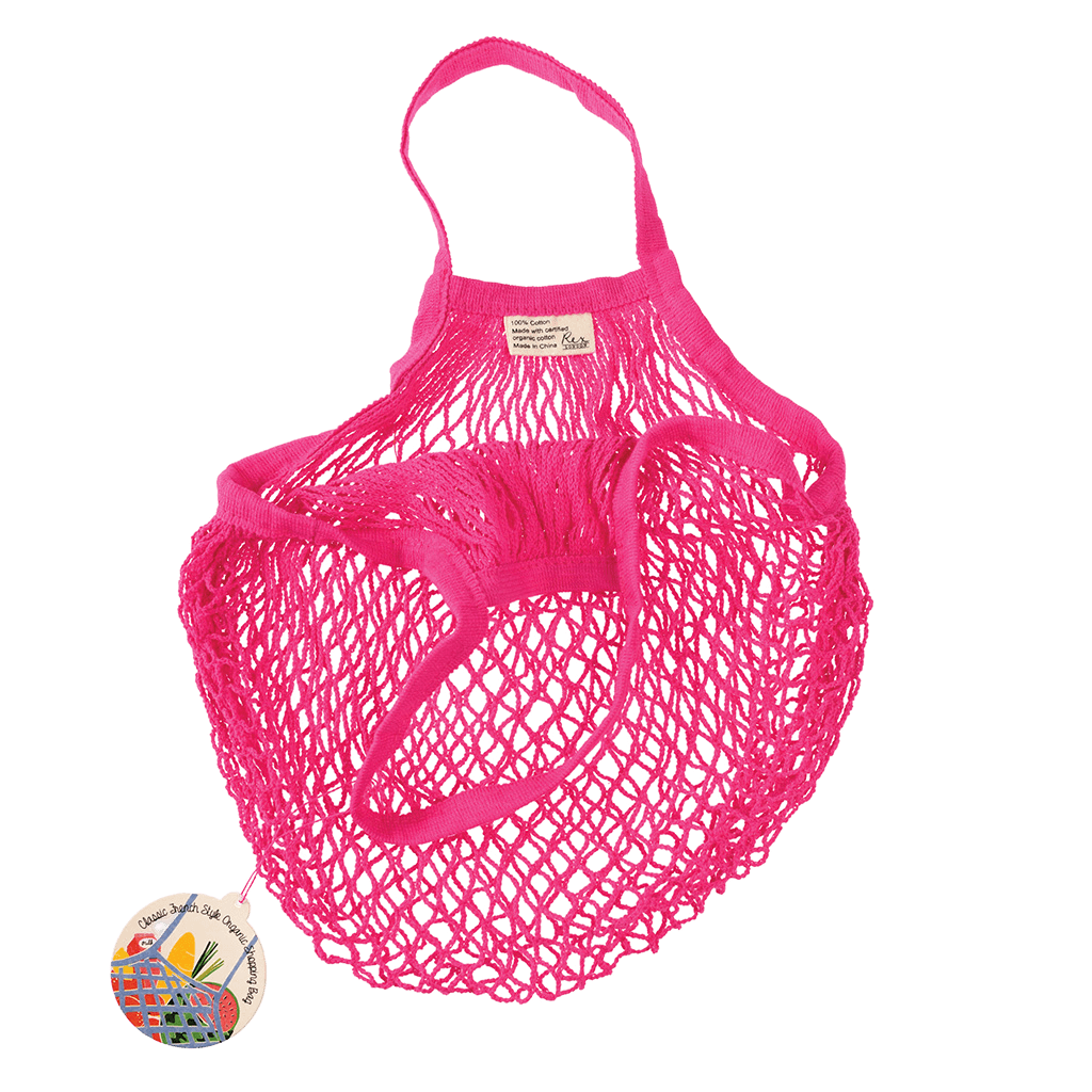 pink string bag