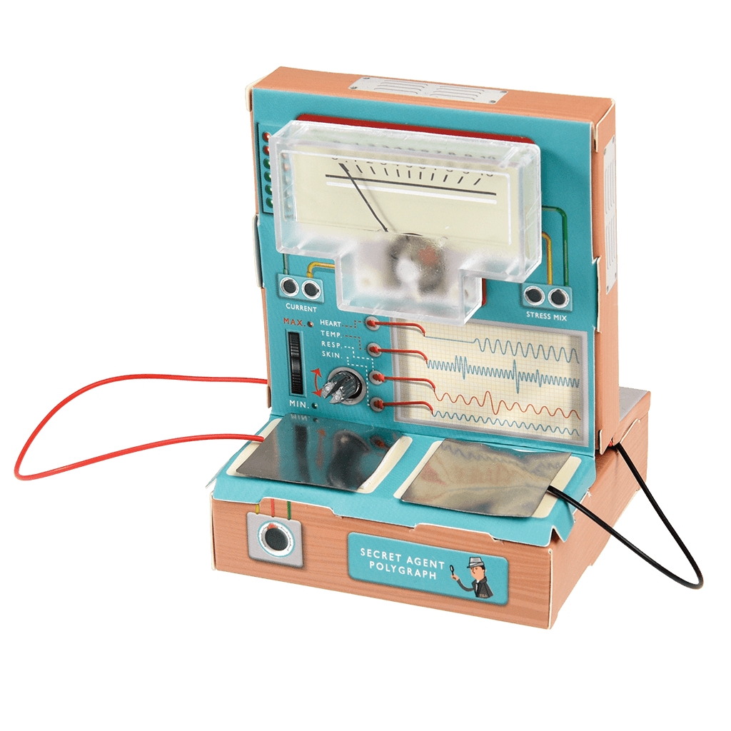﻿Secret Agent Lie Detector Kit ﻿Rex London