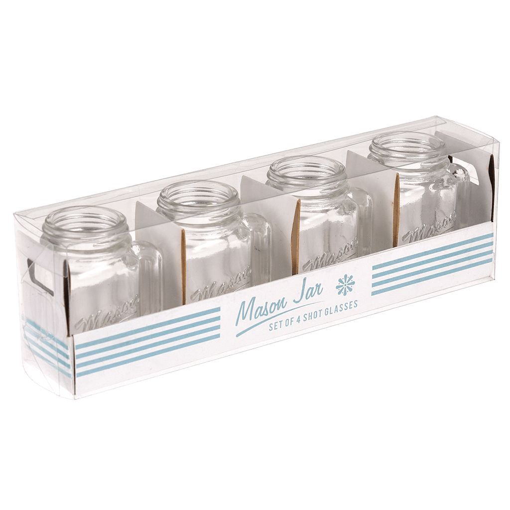 Set Of 4 Mason Shot Glasses ﻿Rex London
