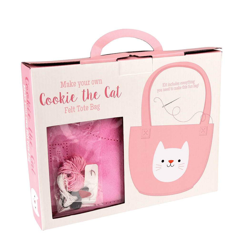 Rex London Sew Your Own Cookie The Cat Tote Bag