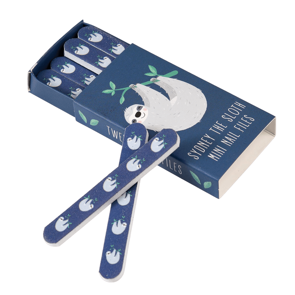 Sydney The Sloth Matchbox Nail Files (pack Of 12) ﻿Rex London