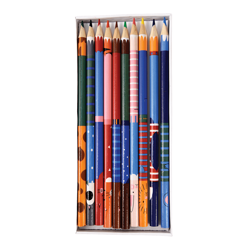 10Er Set Buntstifte Animals | ﻿Rex London