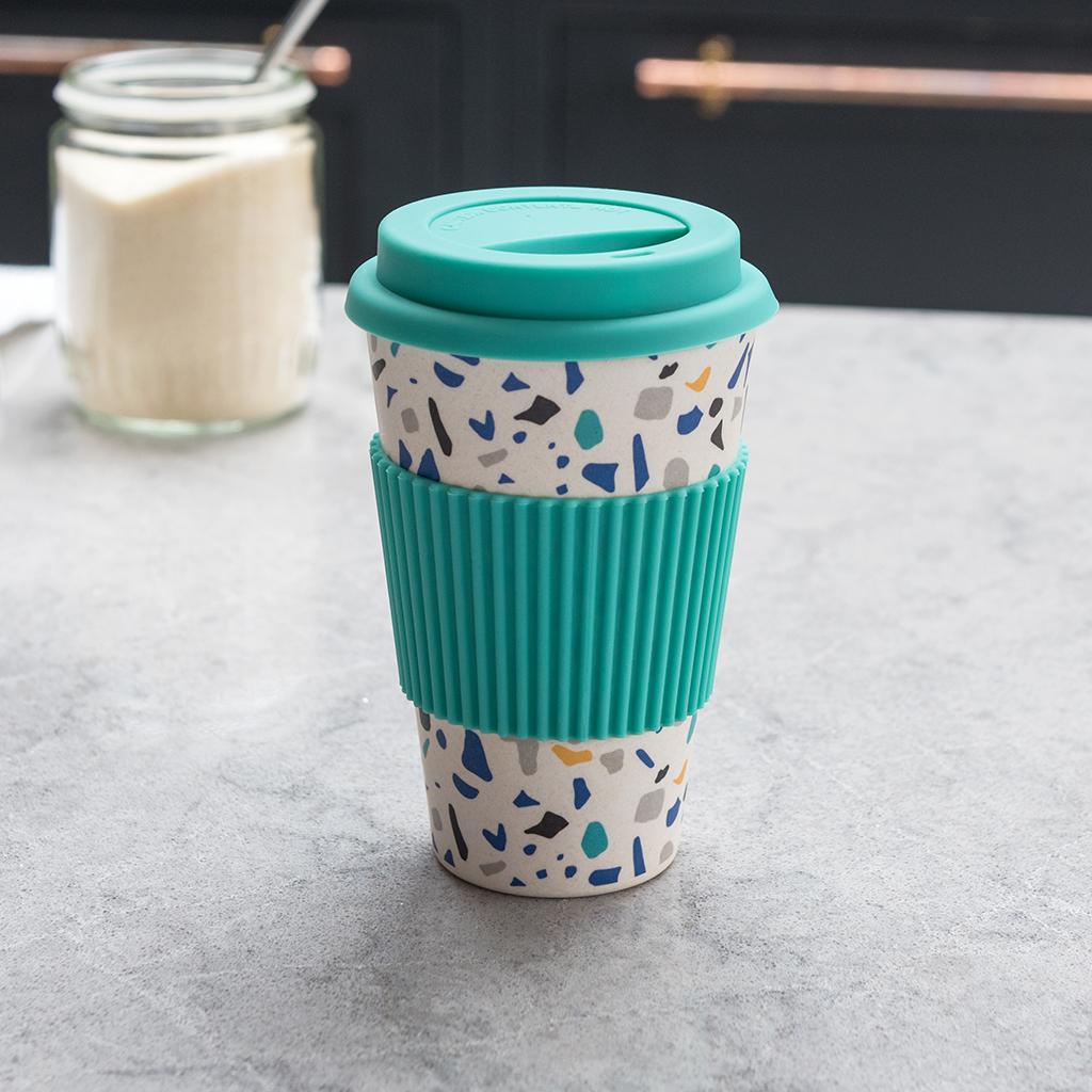 Terrazzo Bamboo Travel Mug ﻿Rex London