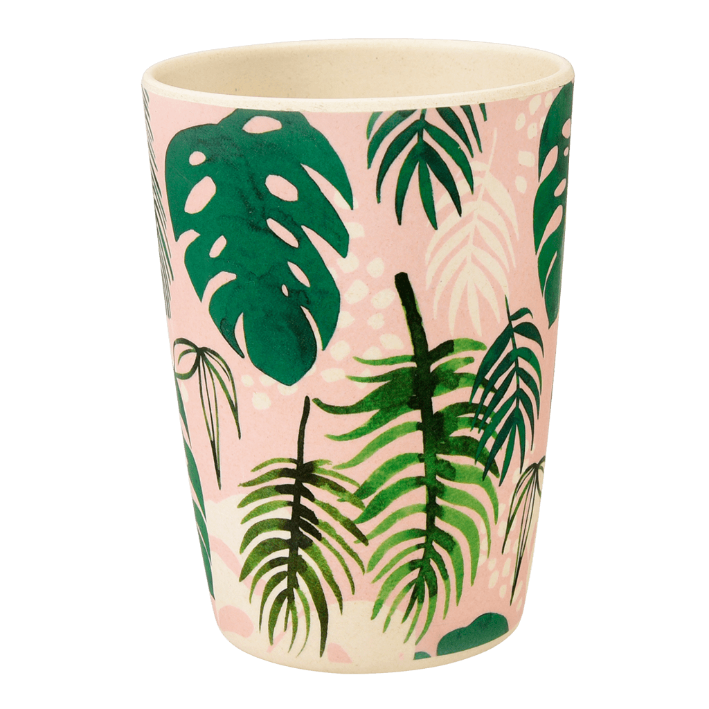 Tropical Palm Bamboo Beaker ﻿Rex London