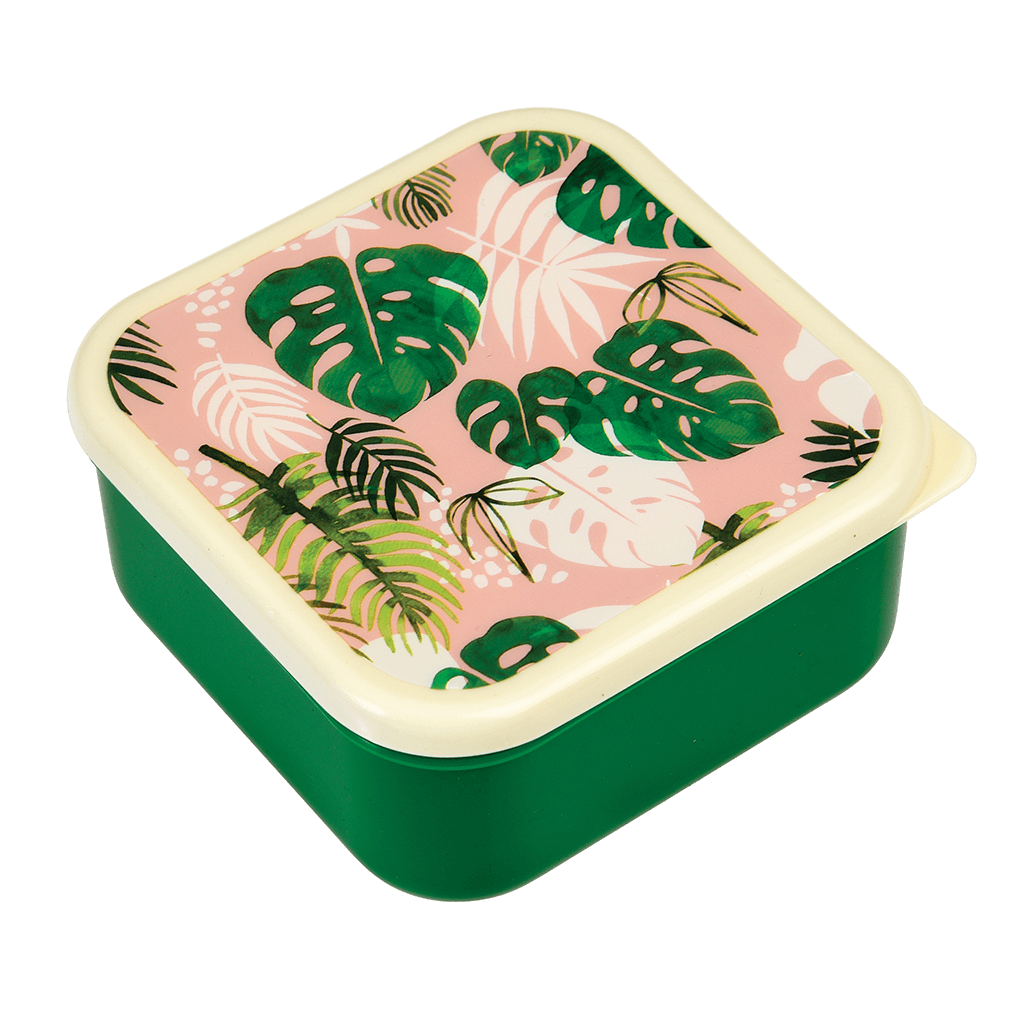 Rex London TROPICAL PALM SNACK BOXES SET OF 3 