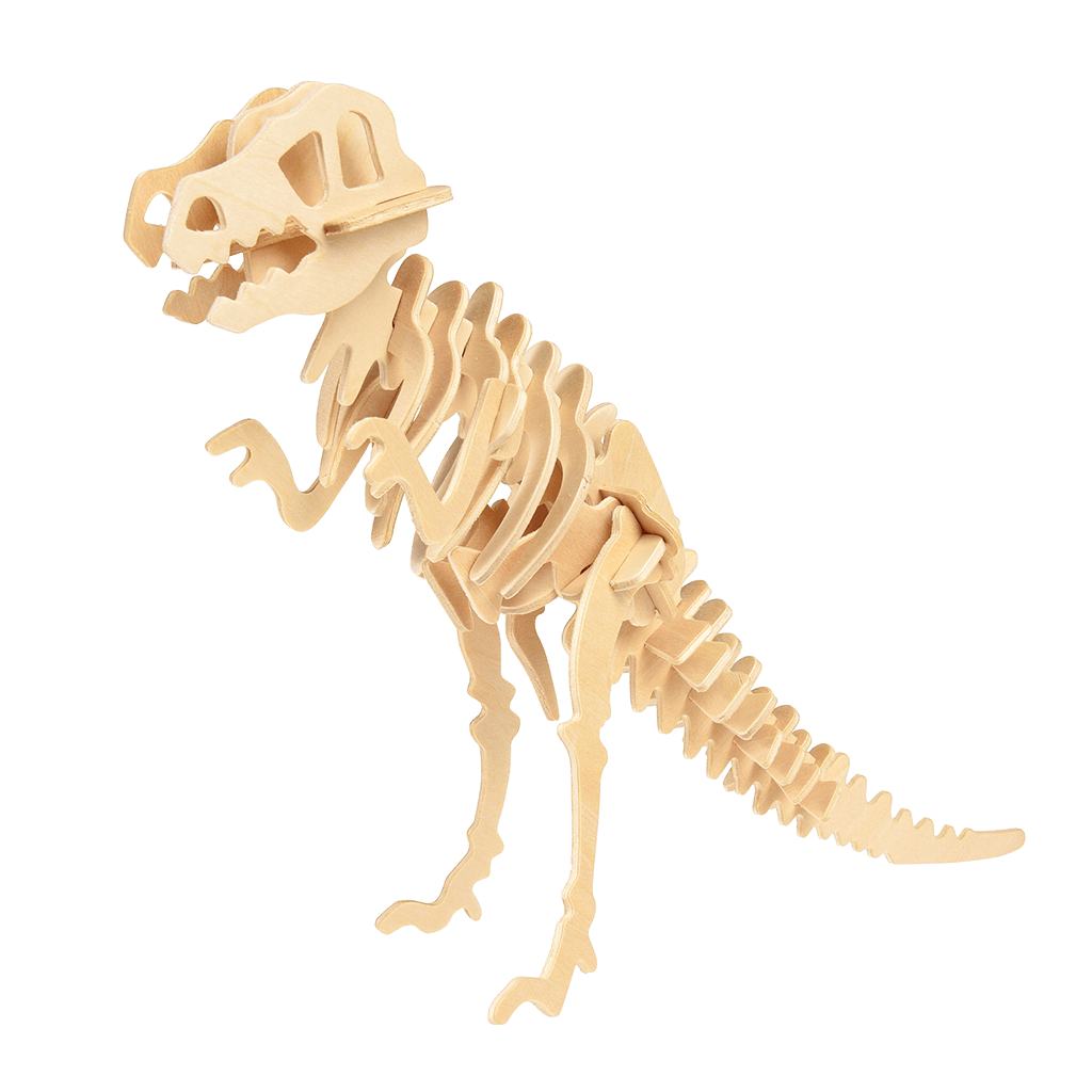 dinosaurier holzpuzzle 3-D Mod Tyrannosaurus T-Rex zum basteln