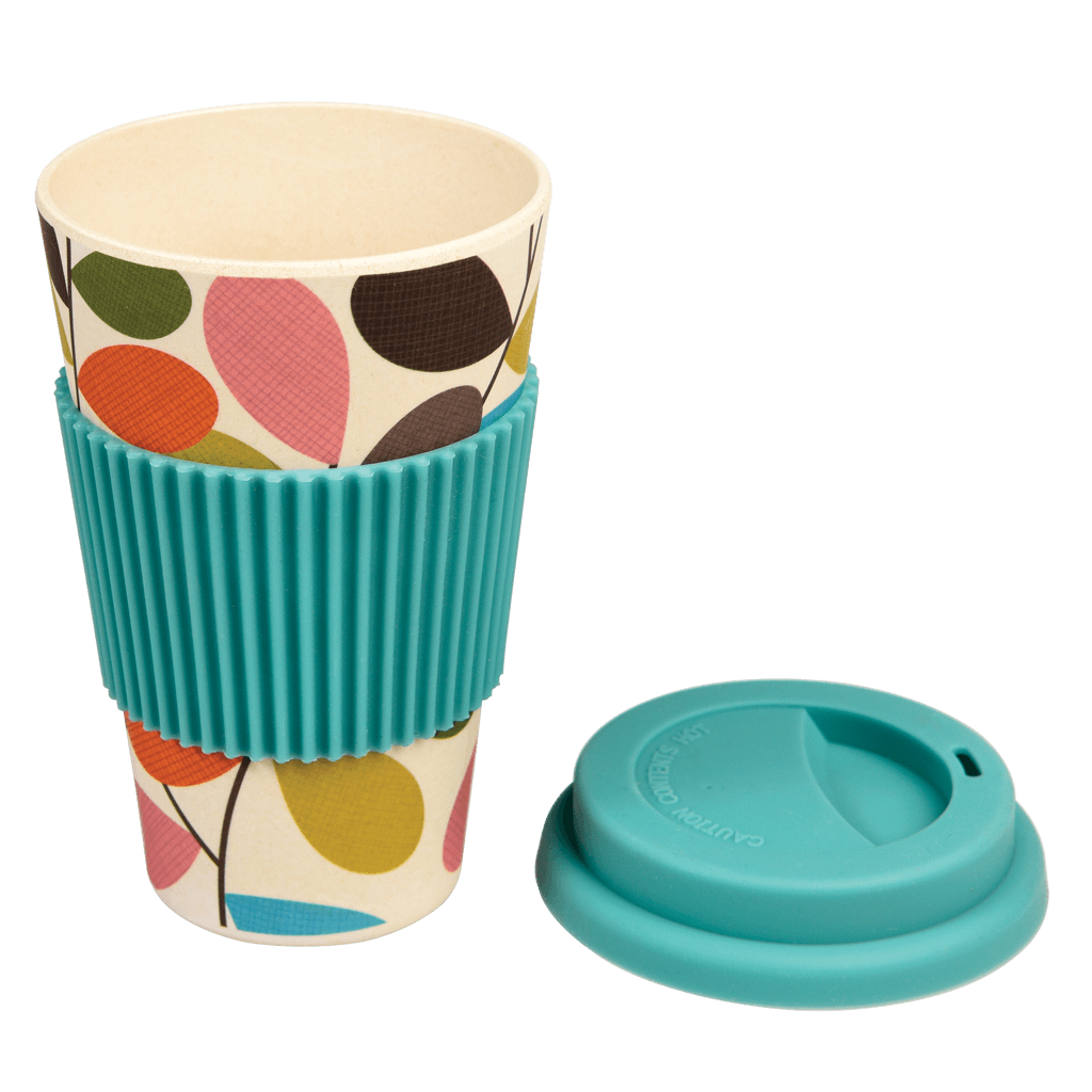 ﻿Vintage Ivy Bamboo Travel Mug ﻿Rex London