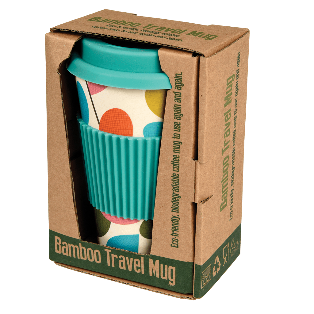 Vintage Ivy Bamboo Travel Mug ﻿Rex London