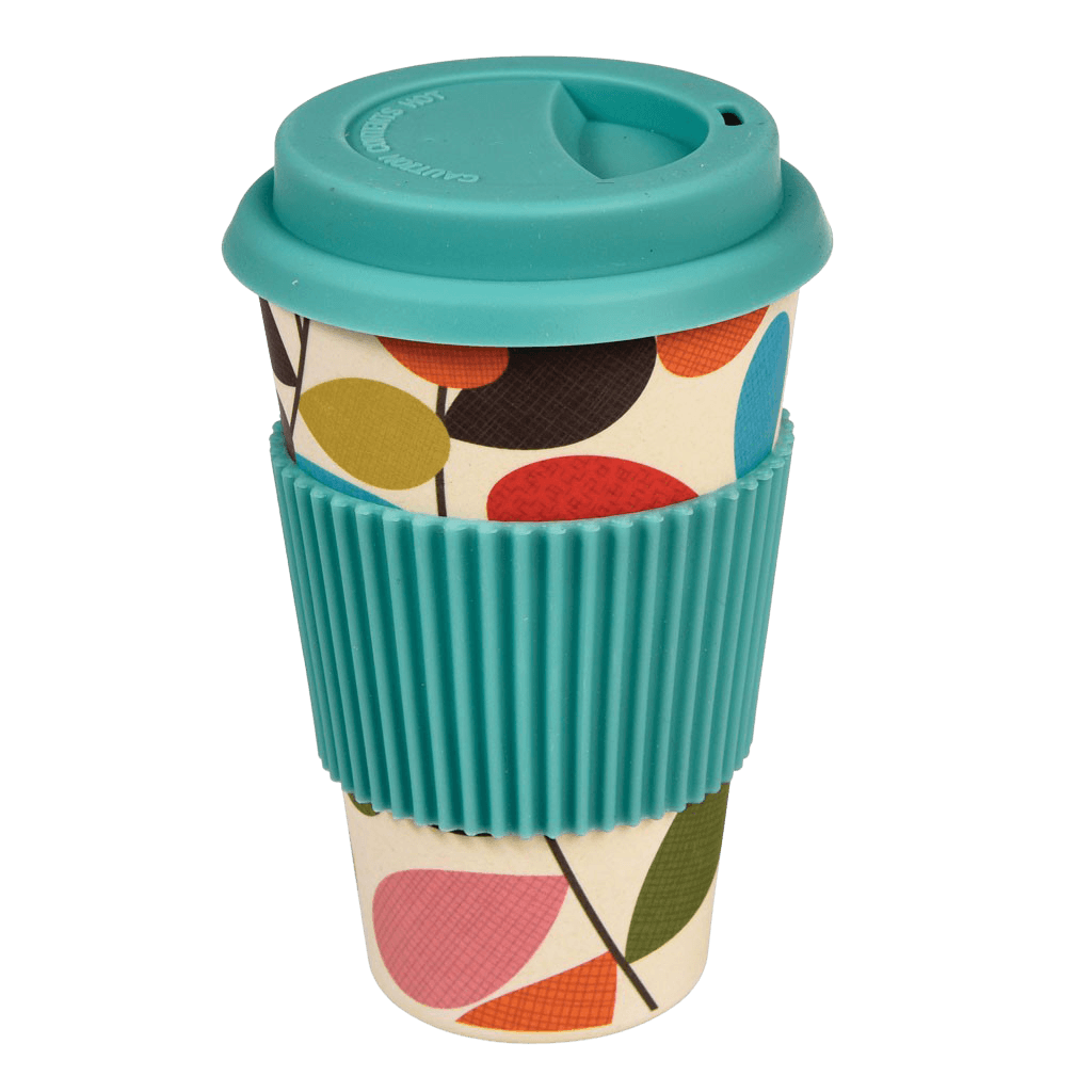 Vintage Ivy Bamboo Travel Mug ﻿Rex London