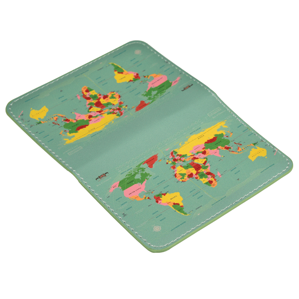 World Map Travel Card Holder ﻿Rex London