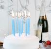 Blue Party Candles (pack Of 10)
