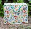 Wild flowers jumbo bag , flowers storage bag