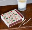 long matches in the box with 50s christmas design