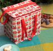 Vintage apple picnic bag