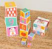 Happy life stacking blocks