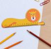 Lion wooden ruler