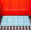 Blue Friendship Doormat