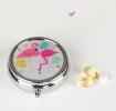 Flamingo Bay Pill Box With Mirror