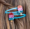 Ice Lolly Hair Clips Set Of 2