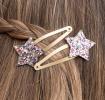 Fairies In The Garden Glitter Star Hair Clips (set Of 2)