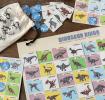 Dinosaur Bingo game board and card lifestyle